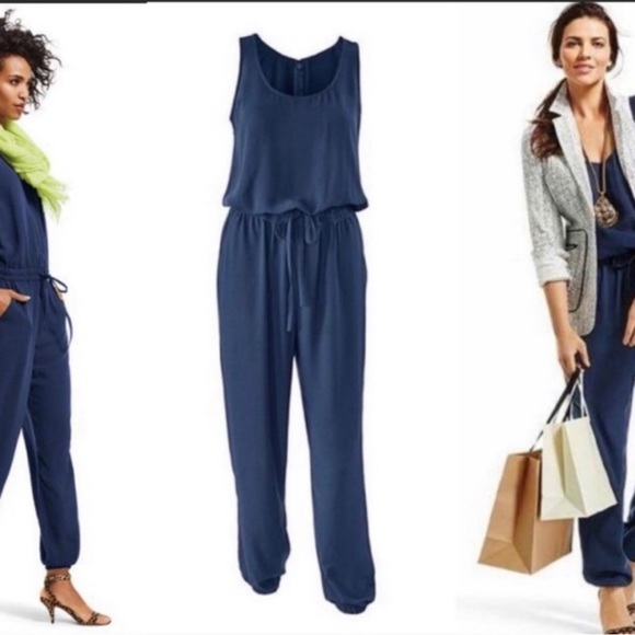 Cabi french navy jumpsuit - Picture 6 of 6